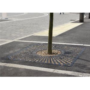 Buy cheap High Strength Cast Iron Tree Grates Customized Design Strong Toughness from wholesalers