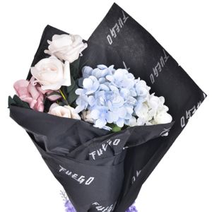 Buy cheap Recycled Thin 17gsm Logo Printed Tissue Paper black wine wrapping from wholesalers