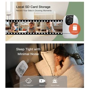 Buy cheap 5.5 Inch 1080P Baby Monitor with Cry Detection and Night Vision from wholesalers