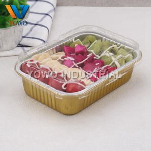 Buy cheap 2lb Disposable Aluminum Foil Food Containers With Clear Lid from wholesalers