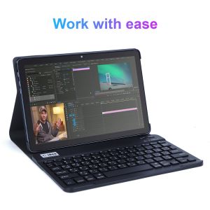 Buy cheap C idea Android Tablet  WIFI 5G Tablet 10.1 Inch Dual Camera 8GB RAM 512GB with Keyboard Mouse SIM Support for Student from wholesalers