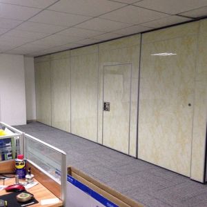 Buy cheap Soundproofing Foldable Wall Sliding Folding Door Partition Panel With Access Door from wholesalers