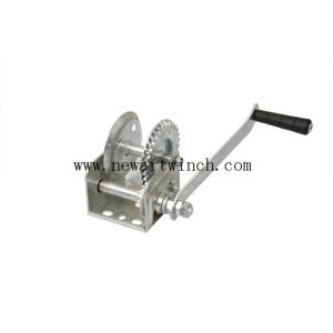 Buy cheap White Zinc Steel A3 600lbs Manual Hand Winch With Automatic Brake Small For Boat from wholesalers