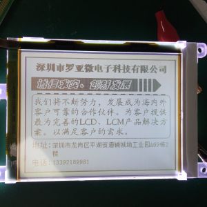 FSTN 320X240 Dots Graphic LCD Module with White Backlight Transflective,