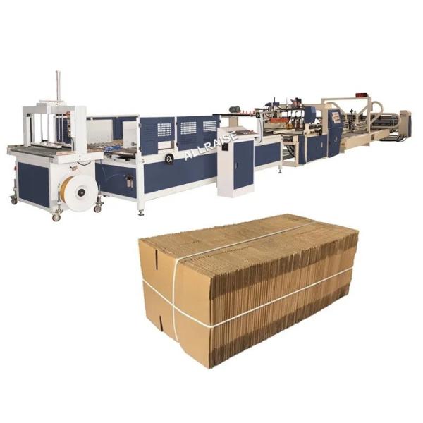 Buy cheap 380V Automatic Paper Feeding Cardboard Box Gluing and Folding Machine for Operation from wholesalers