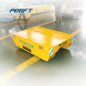 Buy cheap Flat Cargo Material Transfer Cart Equipment On Rail Industrial Handling from wholesalers