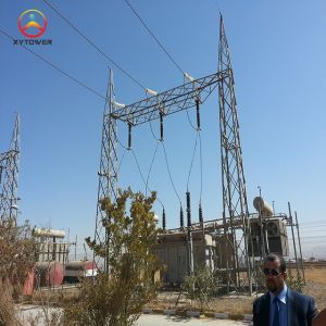 Buy cheap Galvanized Steel Framework Power Transformer Substation Structure from wholesalers