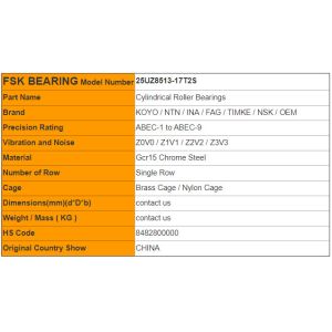 Buy cheap Roller Type and Cylindrical Structure Eccentric Bearing 25UZ8513-17T2S from wholesalers