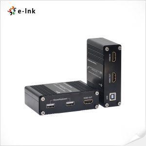 Buy cheap HDMI KVM Extender 4K 60Hz USB 300m Fiber Optic OM4 from wholesalers