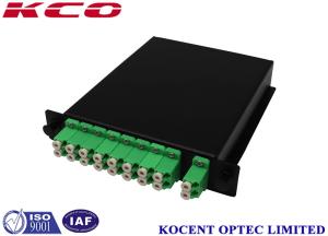 Buy cheap LC/APC Duplex 2*16 G657A2 Optical Fibre PLC Splitter LGX Box from wholesalers