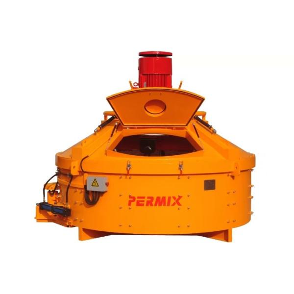 Compact Structure Refractory Planetary Mixer High Discharging Power Easy