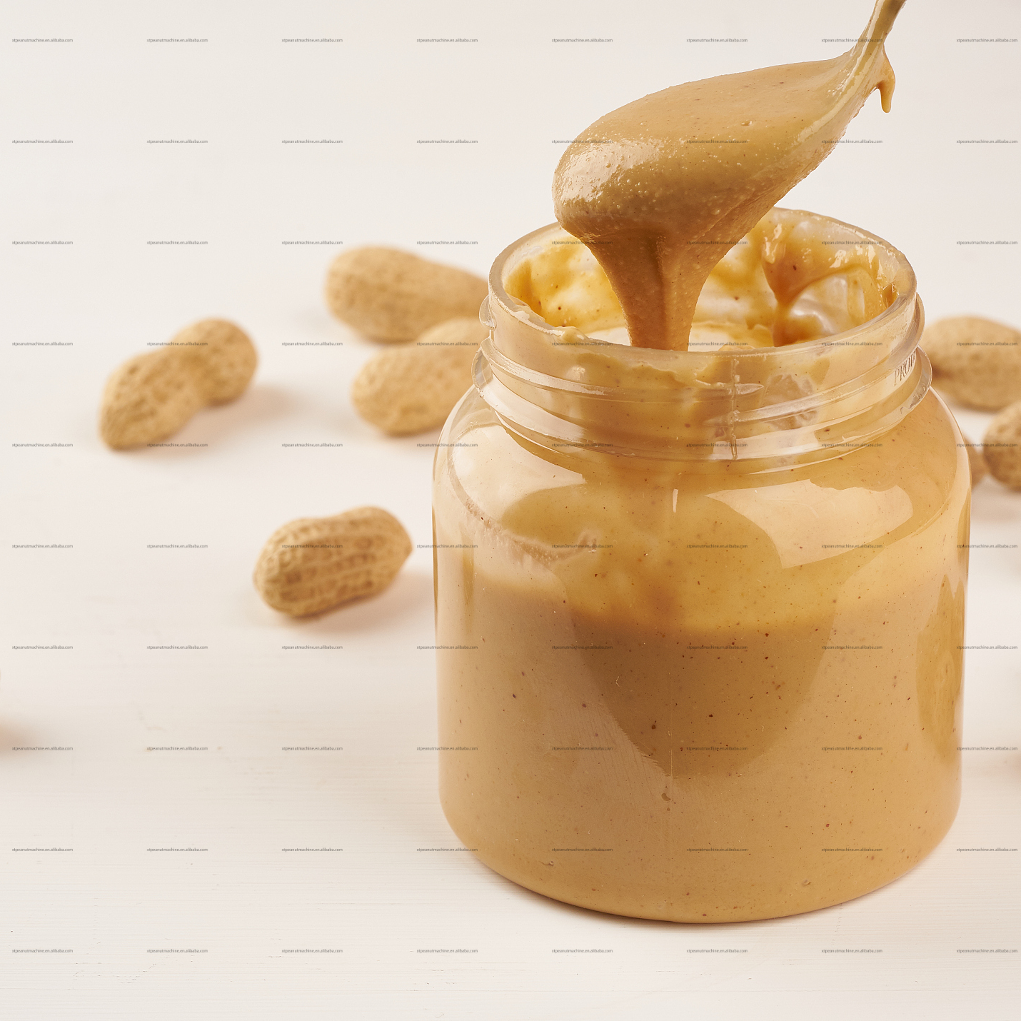 Buy cheap Customizable Food Grade Peanut Butter Grinding Machine with 130-150kg/h 200kg/h 500kg/h Capacity for Nuts Processing from wholesalers