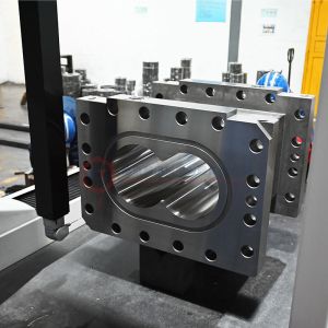 Buy cheap ZSK250 Extrusion Machine Twin Screw Extruder Parts Screw Barrel from wholesalers