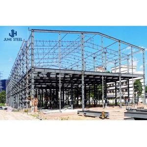 Buy cheap Prefabricated Cattle Farming Barn Cow Hangar Shed with Durable Steel Structure Bridge from wholesalers