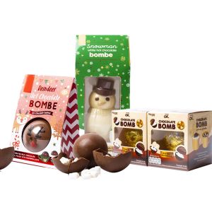 Buy cheap Solid Chocolate Marshmallow Candy With Mini Marshmallow Bomb product