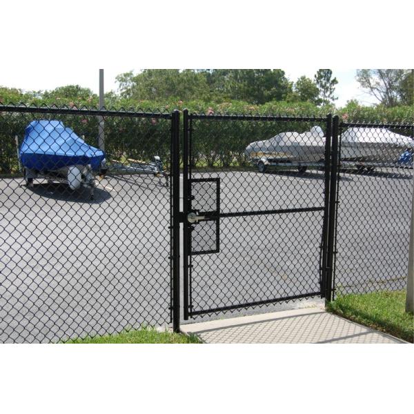 Buy cheap Commercial chain link fence gates Residential chain link fence swing gate from wholesalers