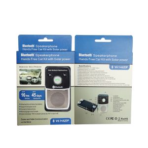 Bluetooth speakerphone hands free car kit with solar power