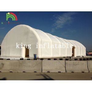 White Giant Inflatable Lawn Tent With Door For Outdoor Events Amusement Park