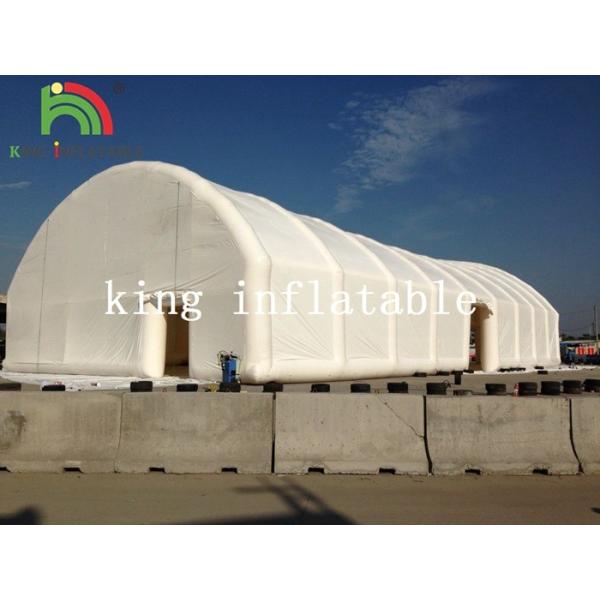 White Giant Inflatable Lawn Tent With Door For Outdoor Events Amusement Park