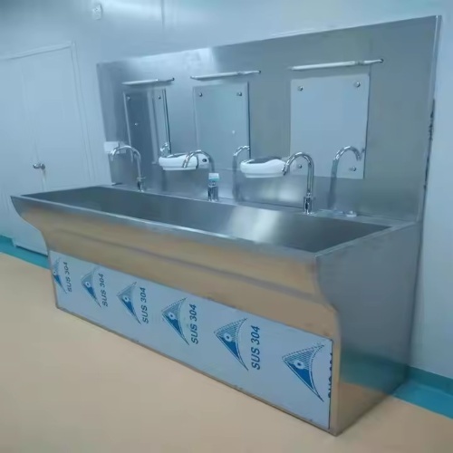 1175*875*350mm Outer Size Medical Wash Sink With Purification Rank And