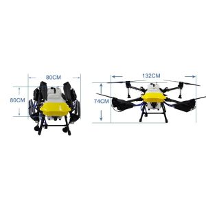 Buy cheap 4 Aixes Agricultural Spray Drone Smart Batteries Fertilizer Spray Drone from wholesalers