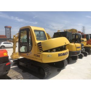 Nice Condition Komatsu PC60 Used Excavator Crawler 40kw and Low Working Hours 0