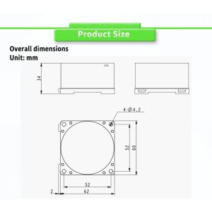 Buy cheap MEMS Gyroscope Fog Sensor Equipped UBTMT200Y Three Axis Stable Platform for UAV Control from wholesalers