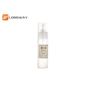 Buy cheap Round Transparent Plastic Cosmetic Bottles 100ml With Lotion Pump Eco Friendly from wholesalers