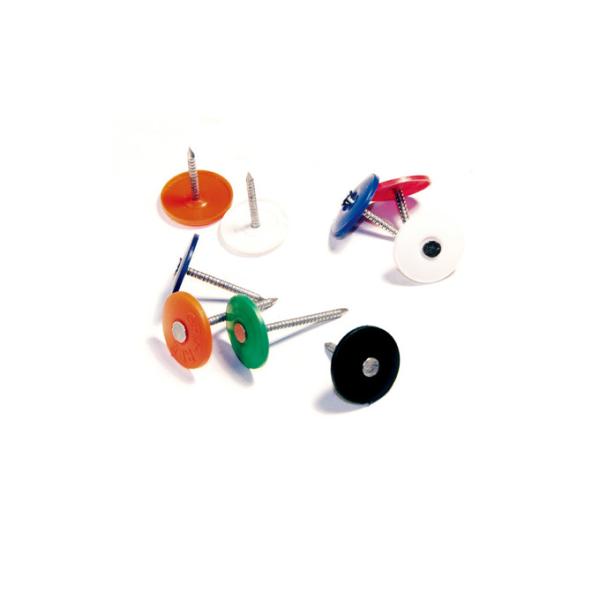 Quality Iso Standard Plastic Cap Roofing Nails Ring Shank for sale