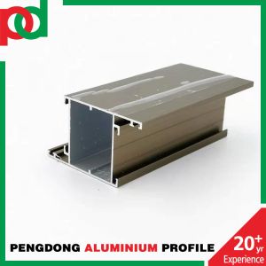 Aluminium Profile For Door Flame And Window Leaf With Champagne Anodized In