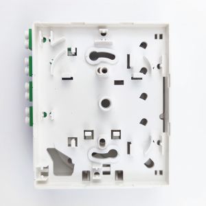 Buy cheap Network None 4 Cores Fiber Optic Faceplate Socket Panel for Indoor FTTH Installation from wholesalers