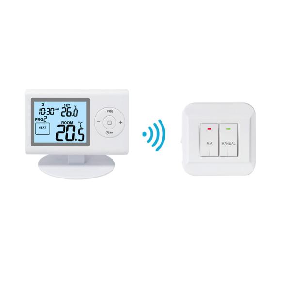 Quality Riseem 7 Day Programmable Wireless Room Boiler Thermostat Heating and Cooling System for sale