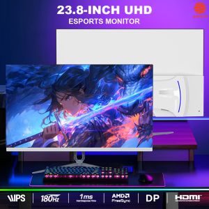 23.8 Inch QHD UHD Resolution Gaming Monitor IPS Panel 180Hz 99% SRGB With HDMI &