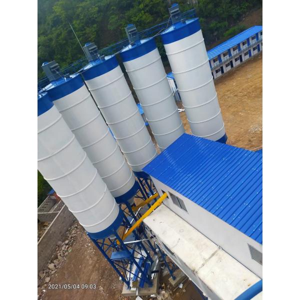 Quality Fixed Cement Mixing Hzs180 Concrete Batching Plant with Crushed Stone Material and Productivity ≤180m3/h for sale