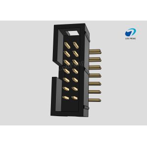 Buy cheap IDC Header connector, PCB Mount Receptacle, Board-to-Board, 2x7 Position, 2.0mm Pitch, Gold Flash, Right angle，DIP product