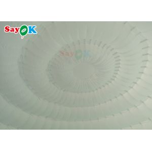 Buy cheap 6x5x3.2m Pure White Inflatable Dome Tent With LED Lights from wholesalers