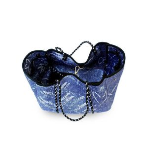 Buy cheap Cotton Polyester Blend Raffia Tote Bag Custom Print High Quality from wholesalers