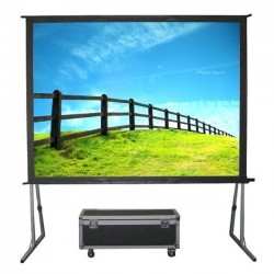 High Definition Fast Fold Screens , Customized Flexible Folding Projector Screen
