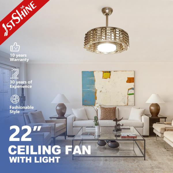 1stshine Low Noise Bladeless Ceiling Fan without Blade and Remote Control for