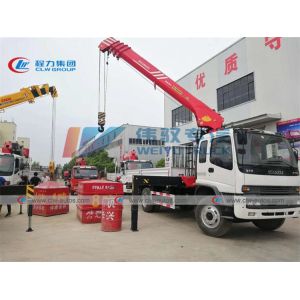 ISUZU FTR Lorry Mounted Straight Arm 10 Tons Palfinger Crane
