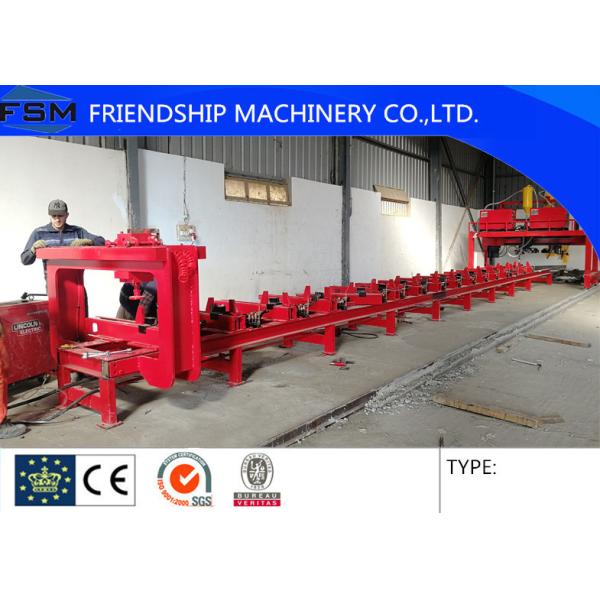 Buy cheap Semi Trailer Chassis Beam Welding Line Trailer Beam Hydraulic Assembly Table from wholesalers