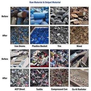 Buy cheap Aluminum Block Metal Scrap Shredder Wheel Scrap Shredder Machine from wholesalers