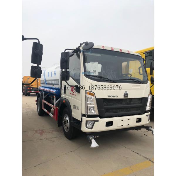 Quality Manual 10000L 4x2 Water Tank Truck With Front Rear Sprinkler for sale