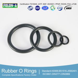 Buy cheap Tensile Strength Black NBR O Rings Smooth Surface -25.C To 100.C Temperature Range from wholesalers