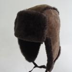 Buy cheap Russian Winter Earflaps Australian Shearling Sheepskin Men Women Ushanka Trapper Hat from wholesalers