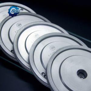 Optimized Double Groove Glass Processing Grinding Wheels Surface PBLOG