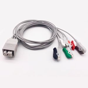 Buy cheap Multi-link ECG Holter Cable 5 Lead Clip 1.1m For GE SEER 1 Year Warranty from wholesalers