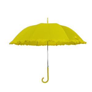Buy cheap Womens Ruffle On Hem Polyester 190T Straight Umbrella from wholesalers