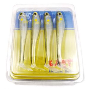 Buy cheap 1 set 120 mm 10 g Soft Bait Fish Fishing Lure Shad 3D Eyes Soft basf Material product