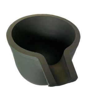 Safety Silicon Carbide Pure Graphite Crucible Oxidation Resistance With Pouring